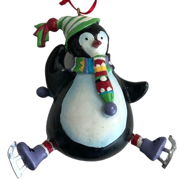 PENGUIN ICE SKATING ORNAMENT - Picture 3 of 11